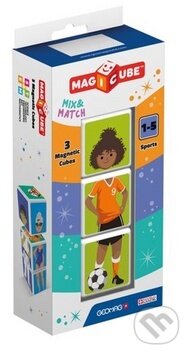 Spoločenská hra: Stavebnice Magicube Sporty 3 pcs (Geomag). Geomag, 2019 Spoločenská hra: Stavebnice Magicube Sporty 3 pcs (Geomag). Geomag, 2019