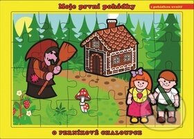 Puzzle: Puzzle deskové: O perníkové chaloupce (Bonaparte). Bonaparte, 2019 Puzzle: Puzzle deskové: O perníkové chaloupce (Bonaparte). Bonaparte, 2019