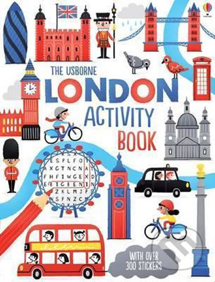 Kniha: London Activity Book (Lucy Bowman a Rosie Hore). Usborne, 2015 Kniha: London Activity Book (Lucy Bowman a Rosie Hore). Usborne, 2015