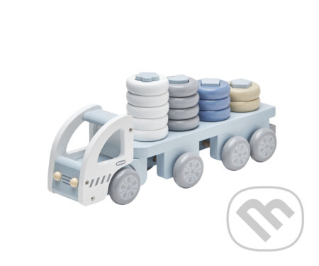 Spoločenská hra: Nákladiak s krúžkami drevený Blue (Kids Concept). Kids Concept, 2019 Spoločenská hra: Nákladiak s krúžkami drevený Blue (Kids Concept). Kids Concept, 2019