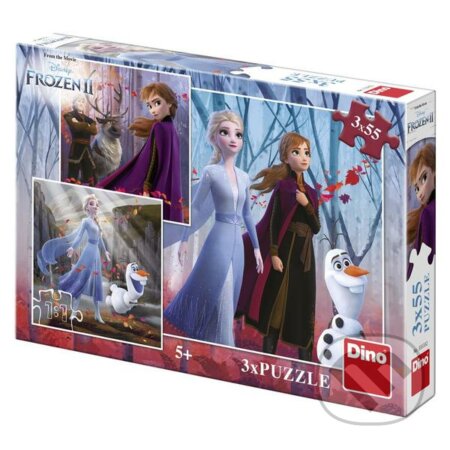 Frozen II 3x55, Dino, 2019