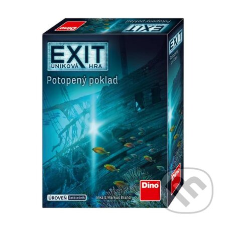 Spoločenská hra: Exit úniková hra: Potopený poklad (Dino). Dino, 2019 Spoločenská hra: Exit úniková hra: Potopený poklad (Dino). Dino, 2019