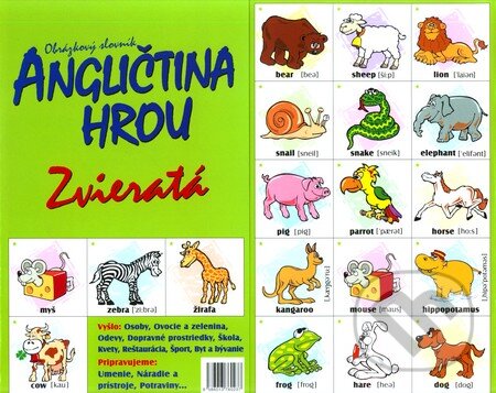Spoločenská hra: Angličtina hrou - Zvieratá (pexeso) (Vydavateľstvo Abeceda). Vydavateľstvo Abeceda, 2009 Spoločenská hra: Angličtina hrou - Zvieratá (pexeso) (Vydavateľstvo Abeceda). Vydavateľstvo Abeceda, 2009