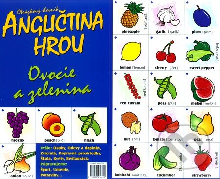 Angličtina hrou - Ovocie a zelenina (pexeso), Vydavateľstvo Abeceda, 2005