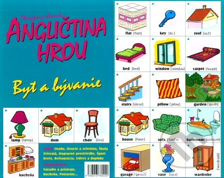 Spoločenská hra: Angličtina hrou - Byt a bývanie (pexeso) (Vydavateľstvo Abeceda). Vydavateľstvo Abeceda, 2009 Spoločenská hra: Angličtina hrou - Byt a bývanie (pexeso) (Vydavateľstvo Abeceda). Vydavateľstvo Abeceda, 2009
