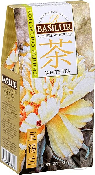 Kávy a čaje: BASILUR biely čaj Chinese White Tea (Bio - Racio). Bio - Racio, 2019 Kávy a čaje: BASILUR biely čaj Chinese White Tea (Bio - Racio). Bio - Racio, 2019