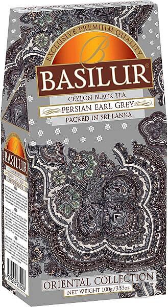 Kávy a čaje: BASILUR Orient Persian Earl Grey (Bio - Racio). Bio - Racio, 2019 Kávy a čaje: BASILUR Orient Persian Earl Grey (Bio - Racio). Bio - Racio, 2019