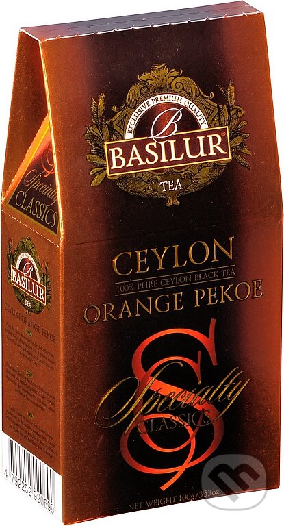 Kávy a čaje: BASILUR Specialty Orange Pekoe (Bio - Racio). Bio - Racio, 2019 Kávy a čaje: BASILUR Specialty Orange Pekoe (Bio - Racio). Bio - Racio, 2019