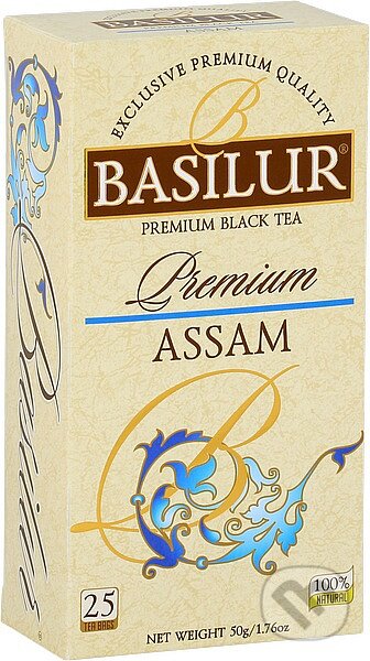 Kávy a čaje: BASILUR Premium Assam (Bio - Racio). Bio - Racio, 2019 Kávy a čaje: BASILUR Premium Assam (Bio - Racio). Bio - Racio, 2019
