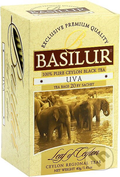 Kávy a čaje: BASILUR Leaf of Ceylon Uva (Bio - Racio). Bio - Racio, 2019 Kávy a čaje: BASILUR Leaf of Ceylon Uva (Bio - Racio). Bio - Racio, 2019