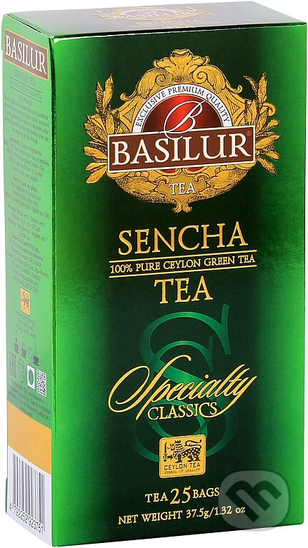 Kávy a čaje: BASILUR Specialty Sencha (Bio - Racio). Bio - Racio, 2019 Kávy a čaje: BASILUR Specialty Sencha (Bio - Racio). Bio - Racio, 2019
