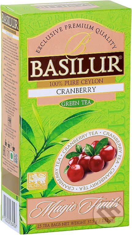 Kávy a čaje: BASILUR Magic Green Cranberry (Bio - Racio). Bio - Racio, 2019 Kávy a čaje: BASILUR Magic Green Cranberry (Bio - Racio). Bio - Racio, 2019