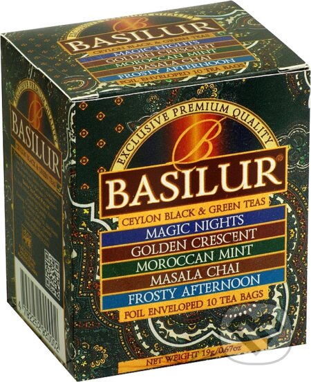 Kávy a čaje: BASILUR Assorted Orient (Bio - Racio). Bio - Racio, 2019 Kávy a čaje: BASILUR Assorted Orient (Bio - Racio). Bio - Racio, 2019