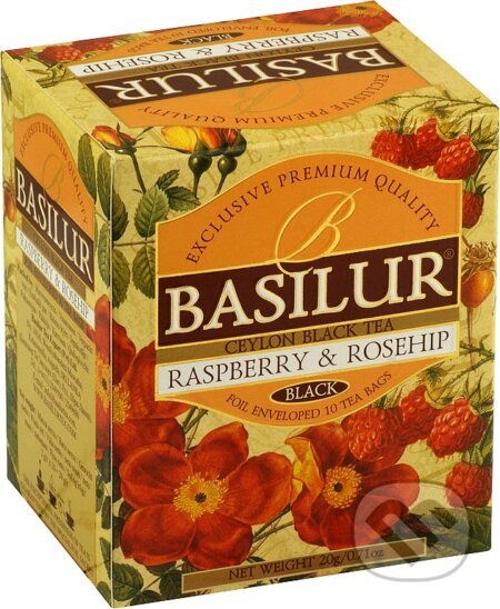 Kávy a čaje: BASILUR Magic Raspberry & Rosehip (Bio - Racio). Bio - Racio, 2019 Kávy a čaje: BASILUR Magic Raspberry & Rosehip (Bio - Racio). Bio - Racio, 2019