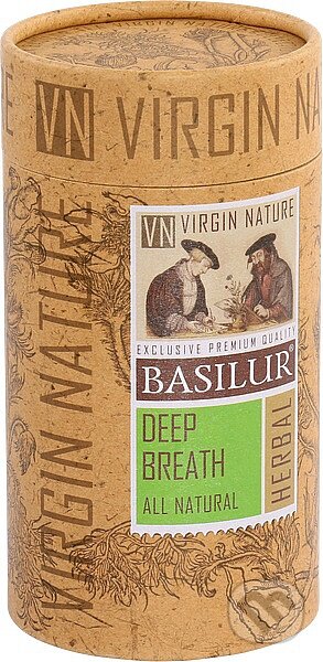 Kávy a čaje: BASILUR Virgine Nature Deep Breath (Bio - Racio). Bio - Racio, 2019 Kávy a čaje: BASILUR Virgine Nature Deep Breath (Bio - Racio). Bio - Racio, 2019