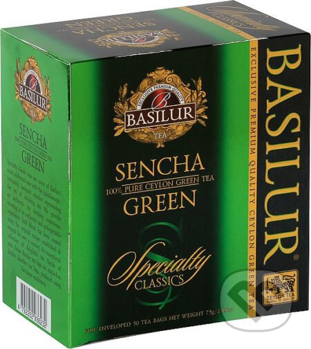 Kávy a čaje: BASILUR Specialty Sencha (Bio - Racio). Bio - Racio, 2019 Kávy a čaje: BASILUR Specialty Sencha (Bio - Racio). Bio - Racio, 2019