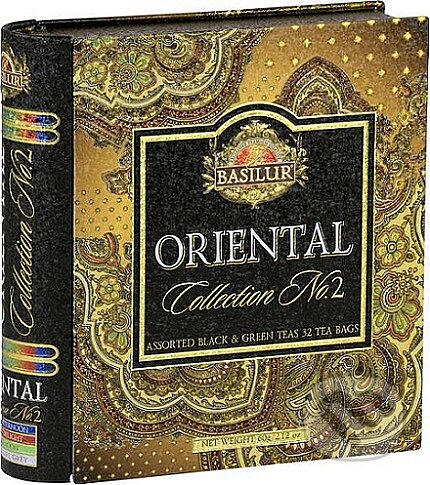 Kávy a čaje: BASILUR Book Orient Assorted II (Bio - Racio). Bio - Racio, 2019 Kávy a čaje: BASILUR Book Orient Assorted II (Bio - Racio). Bio - Racio, 2019