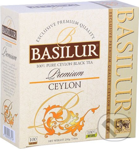 Kávy a čaje: BASILUR Premium Ceylon (Bio - Racio). Bio - Racio, 2019 Kávy a čaje: BASILUR Premium Ceylon (Bio - Racio). Bio - Racio, 2019