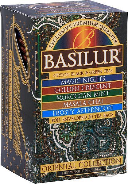 Kávy a čaje: BASILUR Orient Assorted (Bio - Racio). Bio - Racio, 2019 Kávy a čaje: BASILUR Orient Assorted (Bio - Racio). Bio - Racio, 2019