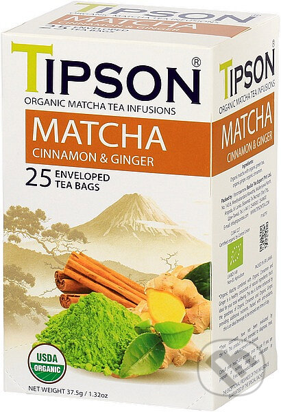 Kávy a čaje: BIO Matcha Cinnamon & Ginger (Bio - Racio). Bio - Racio, 2019 Kávy a čaje: BIO Matcha Cinnamon & Ginger (Bio - Racio). Bio - Racio, 2019