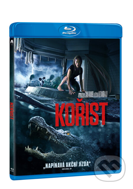Film: Kořist (Alexandre Aja) (Blu-ray). Magicbox, 2019 Film: Kořist (Alexandre Aja) (Blu-ray). Magicbox, 2019