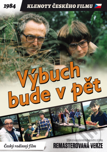 Film: Výbuch bude v pět (Josef Pinkava) (DVD). Magicbox, 2019 Film: Výbuch bude v pět (Josef Pinkava) (DVD). Magicbox, 2019