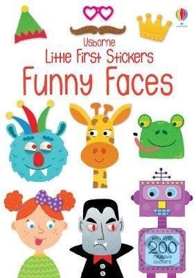 Little First Stickers: Funny Faces - Krysia Ellis, Usborne, 2019