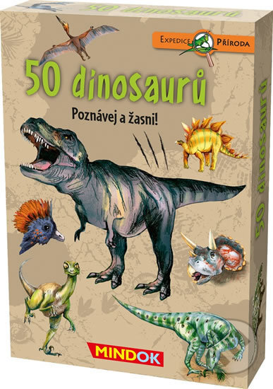 Společenská hra: Expedice příroda: 50 dinosaurů (Mindok). Mindok, 2019 Společenská hra: Expedice příroda: 50 dinosaurů (Mindok). Mindok, 2019