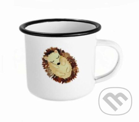 Smaltovaný hrnček Ježko (Ľúbené). Ľúbené, 2019 Smaltovaný hrnček Ježko (Ľúbené). Ľúbené, 2019