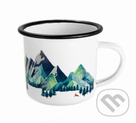 Smaltovaný hrnček Hory (Ľúbené). Ľúbené, 2019 Smaltovaný hrnček Hory (Ľúbené). Ľúbené, 2019