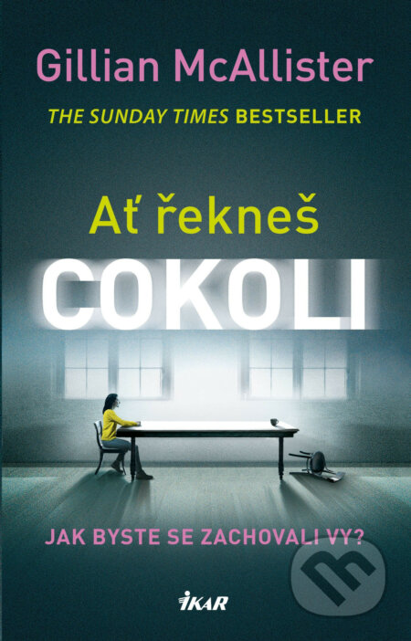 E-kniha: Ať řekneš cokoli (Gillian McAllister). Ikar CZ, 2019 E-kniha: Ať řekneš cokoli (Gillian McAllister). Ikar CZ, 2019