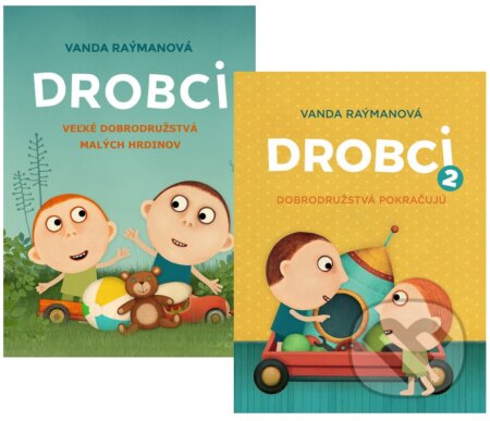 Kniha: Drobci 1 + 2 (Juraj Raýman a Vanda Raýmanová). Slovart, 2019 Kniha: Drobci 1 + 2 (Juraj Raýman a Vanda Raýmanová). Slovart, 2019