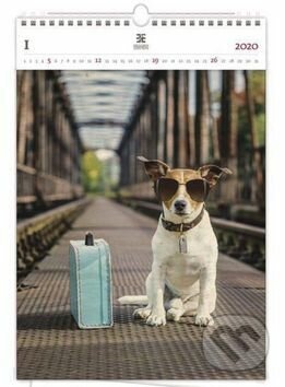 Luxusní dřevěný kalendář 2020: Dog, Helma, 2019