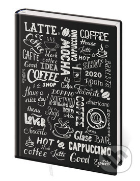 Diář 2020 A5 LYRA: týdenní Coffee, Stil calendars, 2019