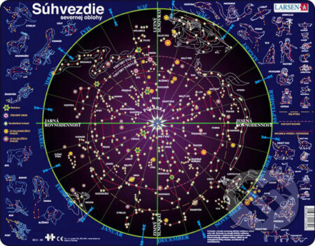 Puzzle: Súhvezdie severnej oblohy SS2 (Larsen). Larsen Puzzle: Súhvezdie severnej oblohy SS2 (Larsen). Larsen