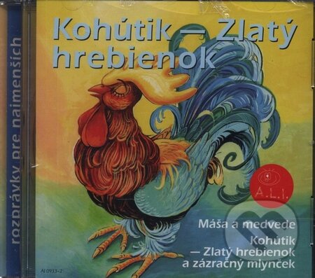 Audiokniha: Kohútik Zlatý hrebienok (Ľuba Vančíková). A.L.I., 2000 Audiokniha: Kohútik Zlatý hrebienok (Ľuba Vančíková). A.L.I., 2000