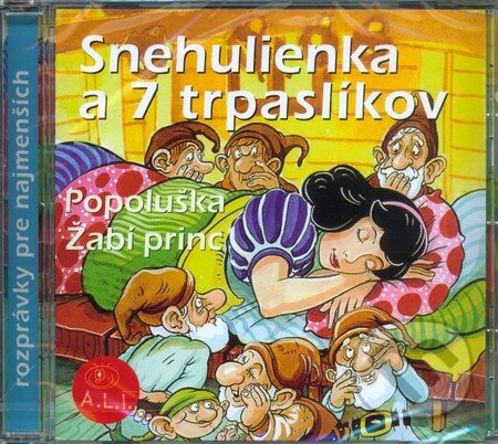 Audiokniha: Snehulienka a 7 trpaslíkov, Popoluška, Žabí princ (Oľga Janíková). A.L.I., 2002 Audiokniha: Snehulienka a 7 trpaslíkov, Popoluška, Žabí princ (Oľga Janíková). A.L.I., 2002