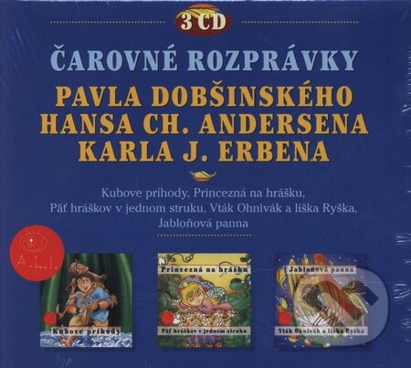 Audiokniha: Čarovné rozprávky (3 CD) (Lenka Tomešová). A.L.I., 2006 Audiokniha: Čarovné rozprávky (3 CD) (Lenka Tomešová). A.L.I., 2006