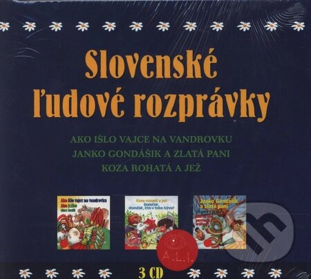 Audiokniha: Slovenské ľudové rozprávky (3CD) (Dušan Brindza a Lenka Tomešová). A.L.I., 2008 Audiokniha: Slovenské ľudové rozprávky (3CD) (Dušan Brindza a Lenka Tomešová). A.L.I., 2008