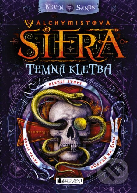 E-kniha: Alchymistova šifra – Temná kletba (Kevin Sands). Nakladatelství Fragment, 2019 E-kniha: Alchymistova šifra – Temná kletba (Kevin Sands). Nakladatelství Fragment, 2019
