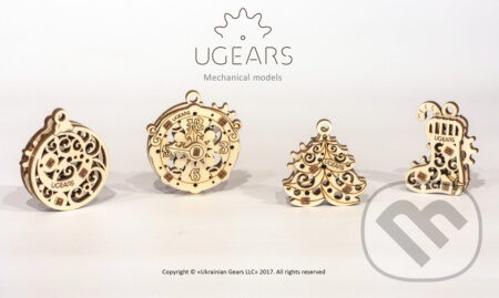 Spoločenská hra: Antistresové kľúčenky – Happy New Gear (UGEARS). UGEARS, 2019 Spoločenská hra: Antistresové kľúčenky – Happy New Gear (UGEARS). UGEARS, 2019