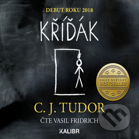 Audiokniha: Kříďák (C. J. Tudor). Euromedia Group, 2019 Audiokniha: Kříďák (C. J. Tudor). Euromedia Group, 2019