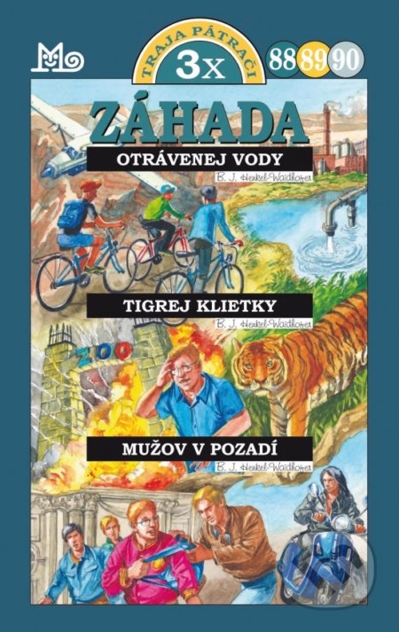 Kniha: Traja pátrači 88, 89, 90 (3x) (Brigitte Johanna Henkel-Waidhofer). Slovenské pedagogické nakladateľstvo - Mladé letá, 2019 Kniha: Traja pátrači 88, 89, 90 (3x) (Brigitte Johanna Henkel-Waidhofer). Slovenské pedagogické nakladateľstvo - Mladé letá, 2019