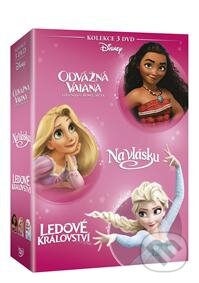 Film: Odvážná Vaiana: Legenda o konci světa + Na vlásku + Ledové království kolekce (Chris Williams, Don Hall, John Musker a Ron Clements) (DVD). Magicbox, 2017 Film: Odvážná Vaiana: Legenda o konci světa + Na vlásku + Ledové království kolekce (Chris Williams, Don Hall, John Musker a Ron Clements) (DVD). Magicbox, 2017