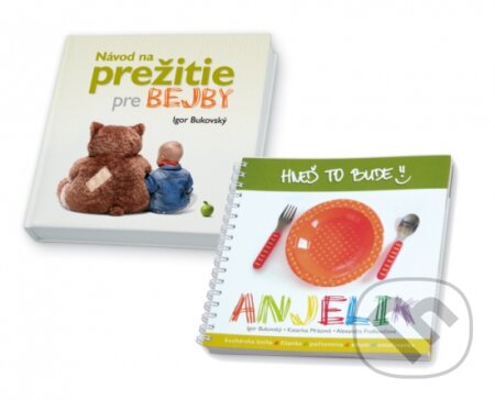 Kniha: Návod na prežitie pre bejby + Hneď to bude, Anjelik (Komplet) (Igor Bukovský). AKV - Ambulancia klinickej výživy, 2011 Kniha: Návod na prežitie pre bejby + Hneď to bude, Anjelik (Komplet) (Igor Bukovský). AKV - Ambulancia klinickej výživy, 2011