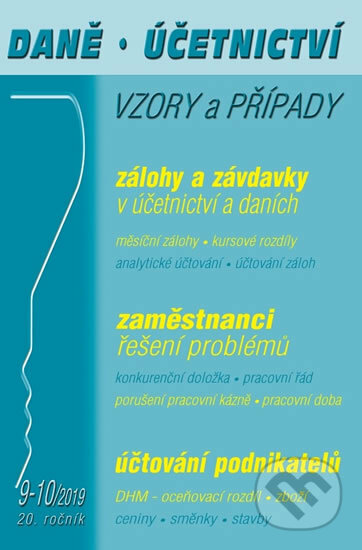 DÚVaP 9-10/2019 - Souvztažnosti v souvislostech (Poradce s.r.o.). Poradce s.r.o., 2019 DÚVaP 9-10/2019 - Souvztažnosti v souvislostech (Poradce s.r.o.). Poradce s.r.o., 2019
