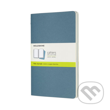 Moleskine – sada 3 stredných zápisníkov Cahiers – modrá (Moleskine). Moleskine, 2019 Moleskine – sada 3 stredných zápisníkov Cahiers – modrá (Moleskine). Moleskine, 2019