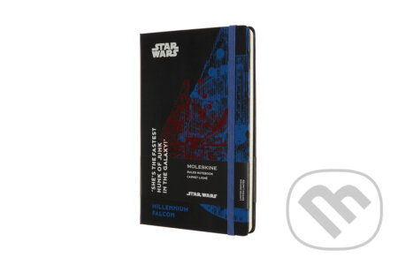 Moleskine – zápisník Star Wars - Falcon (čierny) (Moleskine). Moleskine, 2019 Moleskine – zápisník Star Wars - Falcon (čierny) (Moleskine). Moleskine, 2019