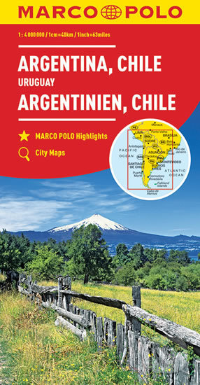 Argentina, Chile, Uruqay 1:4M (Marco Polo). Marco Polo, 2017 Argentina, Chile, Uruqay 1:4M (Marco Polo). Marco Polo, 2017