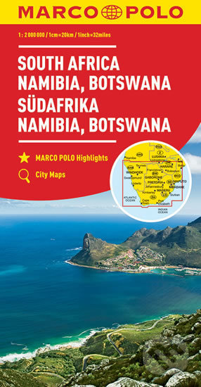 Afrika - jih, Namibie, Botswana 1:2M (Marco Polo). Marco Polo, 2017 Afrika - jih, Namibie, Botswana 1:2M (Marco Polo). Marco Polo, 2017